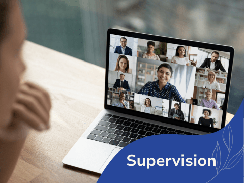 A supervision conversation between two therapists