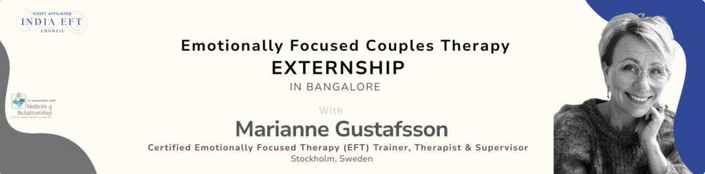 Banner for Couple Therapy Training in EFT with Marianne Gustafsson